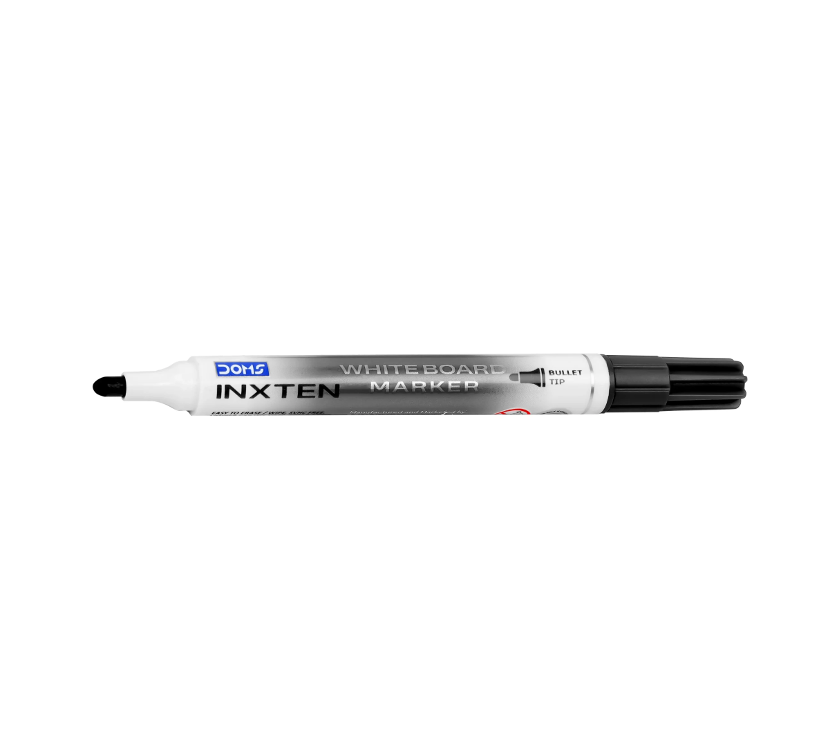 DOMS INXTEN WHITE BOARD MARKER BLACK CHIZEL TIP
